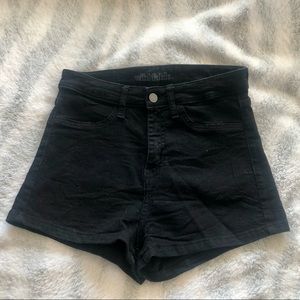 Wild Fable High-Waist Black Shorts